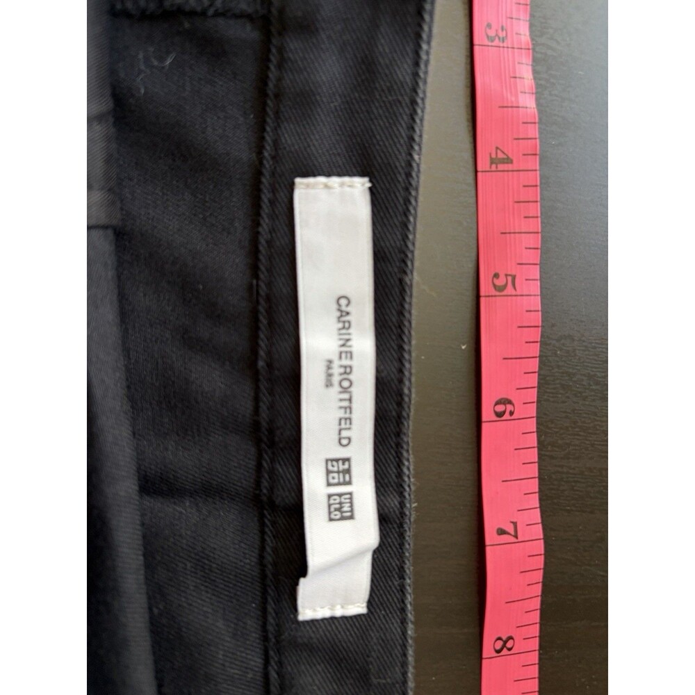 Uniqlo Black Pencil Skirt Size 0 XS Carine Roitfeld Minimalist Office Siren Work - Picture 4 of 7